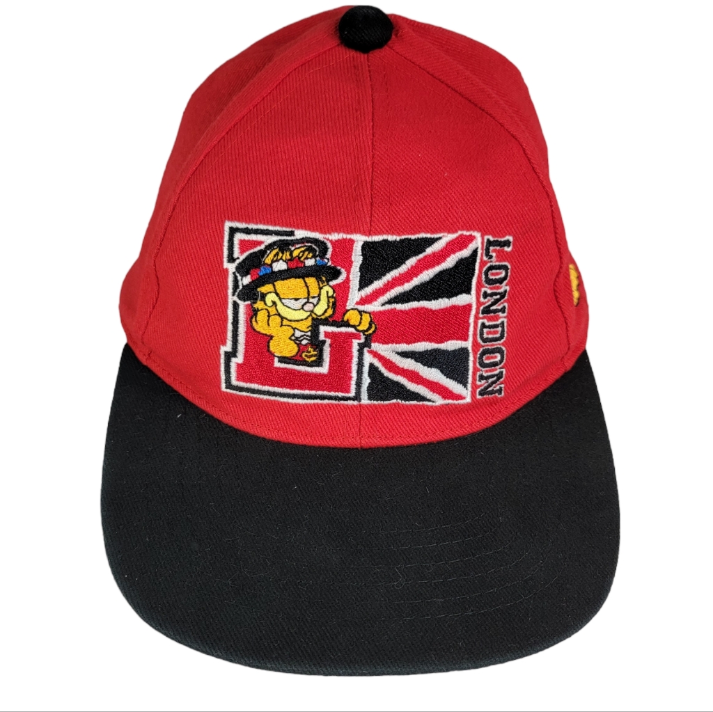 London England Garfield Embroidered Vintage Hat Collectible Baseball Cap Os